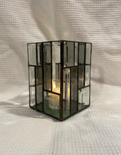 Load image into Gallery viewer, Modern Grey/Bevel Candle Holder