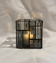 Load image into Gallery viewer, Modern Grey/Bevel Candle Holder