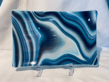 Load image into Gallery viewer, Blue and white swirl