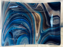 Load image into Gallery viewer, Blue and white swirl