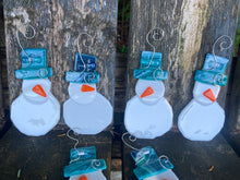 Load image into Gallery viewer, Snowman Ornament (4 variants)