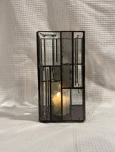 Load image into Gallery viewer, Modern Grey/Bevel Candle Holder
