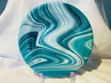 Load image into Gallery viewer, Teal / Navy / White  swirl
