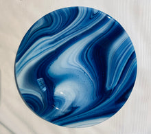 Load image into Gallery viewer, Blue and white swirl
