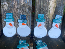 Load image into Gallery viewer, Snowman Ornament (4 variants)
